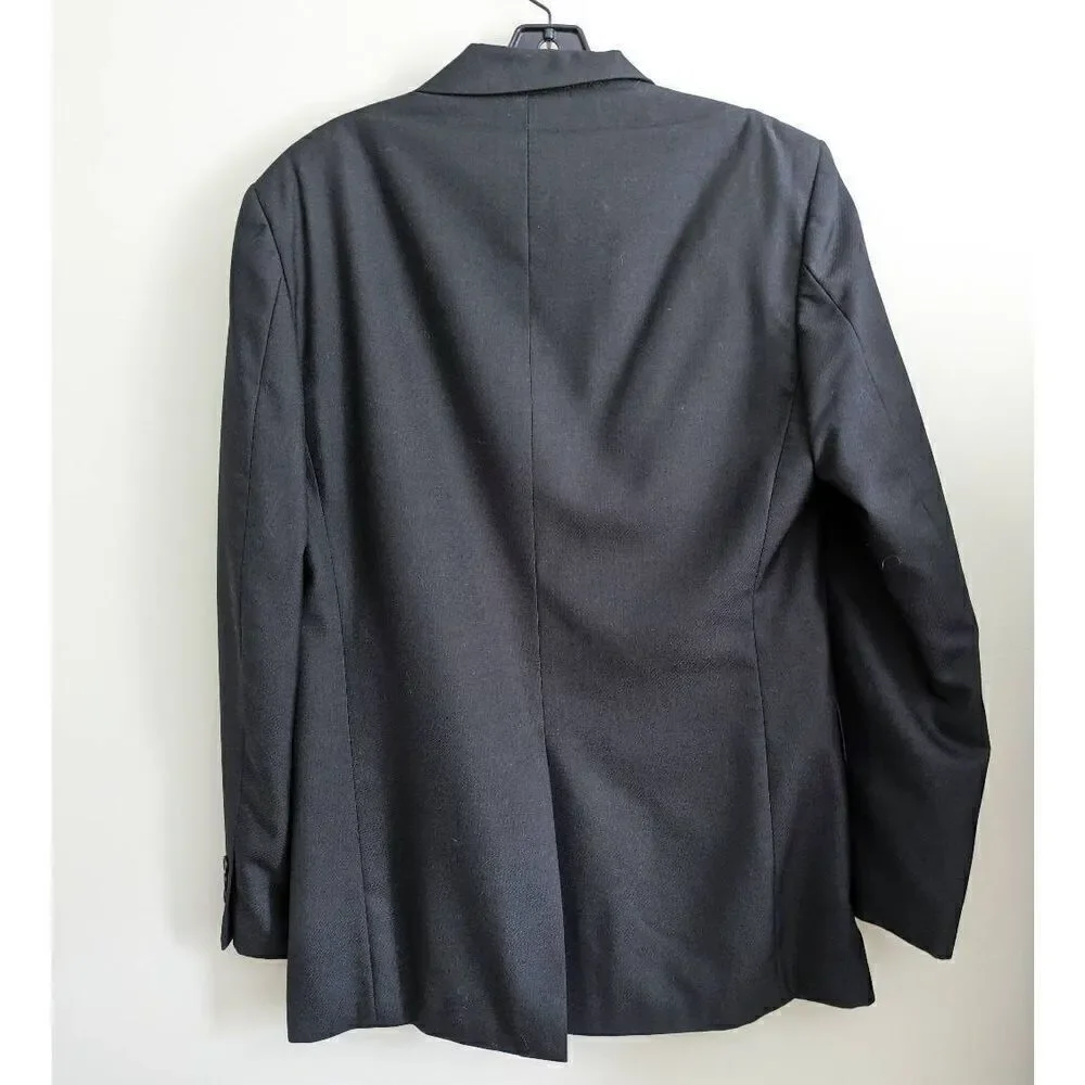 Perry Ellis Men's Black Suit Jacket 38 Regular